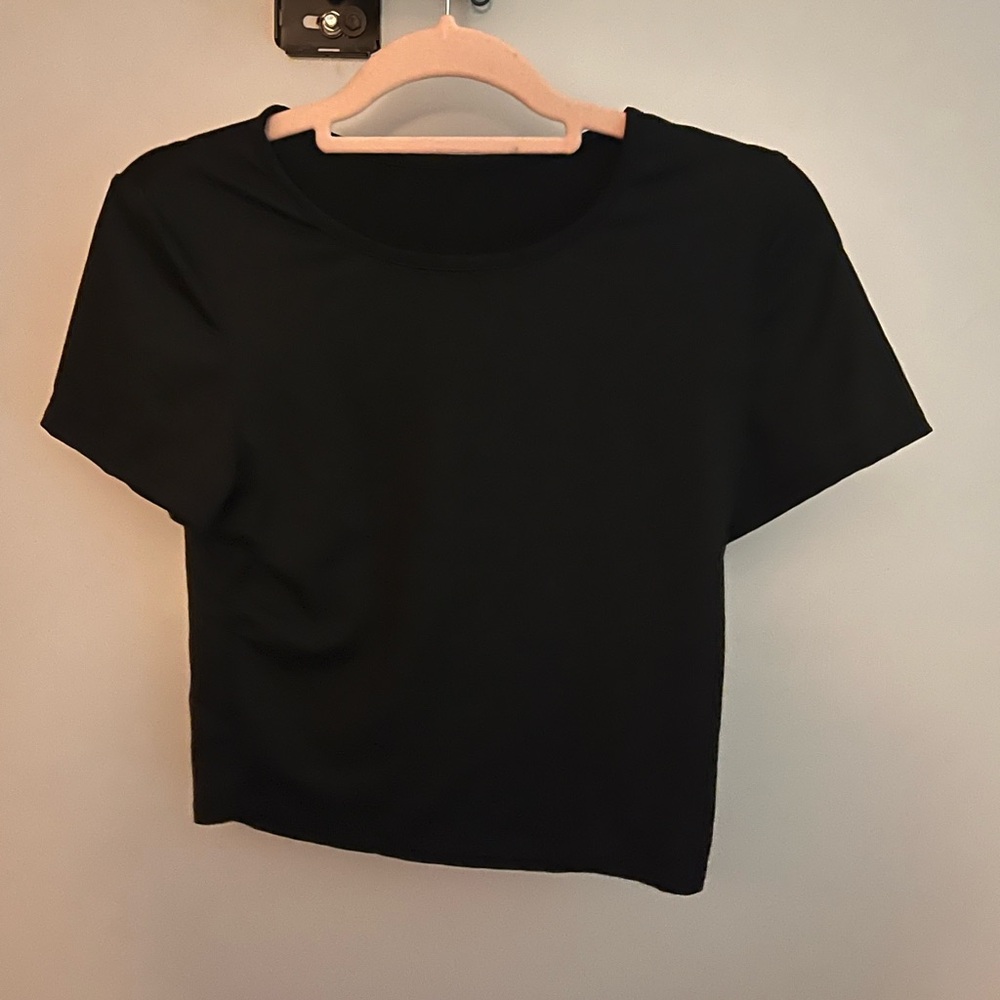 Classic Black Women's crop top